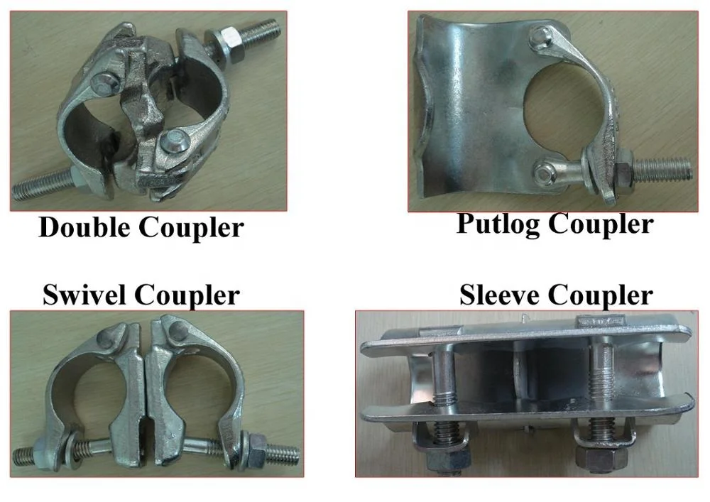Specialized Production British Standard EN74 Drop Forged Double Coupler 90 Degree Scaffolding Clamp Coupler
