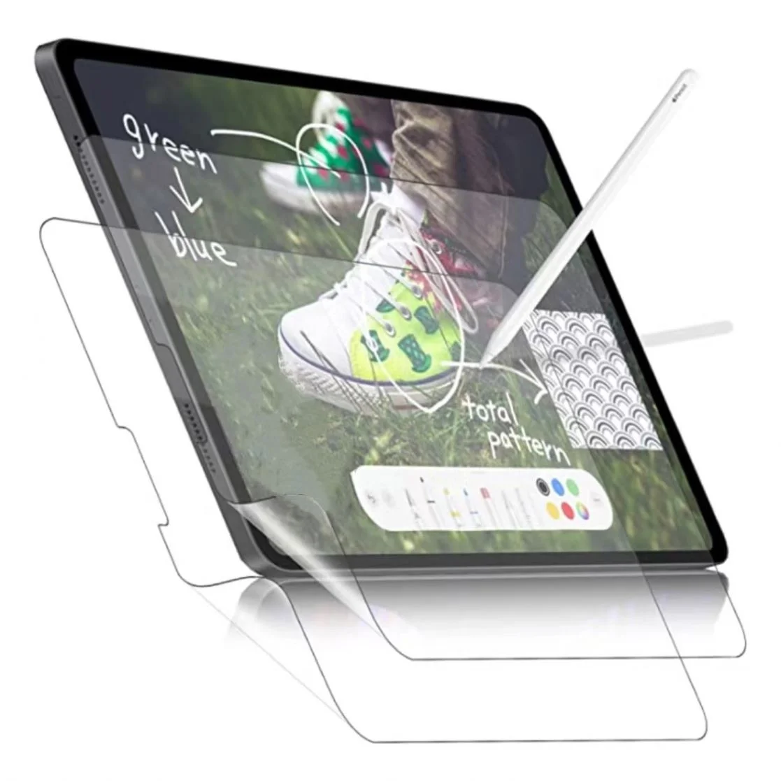 Высококачественная Противоударная матовая защитная пленка для планшета Ipad Pro 11 дюймов с антибликовым покрытием