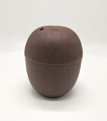 500ml plastic coconut straw cup