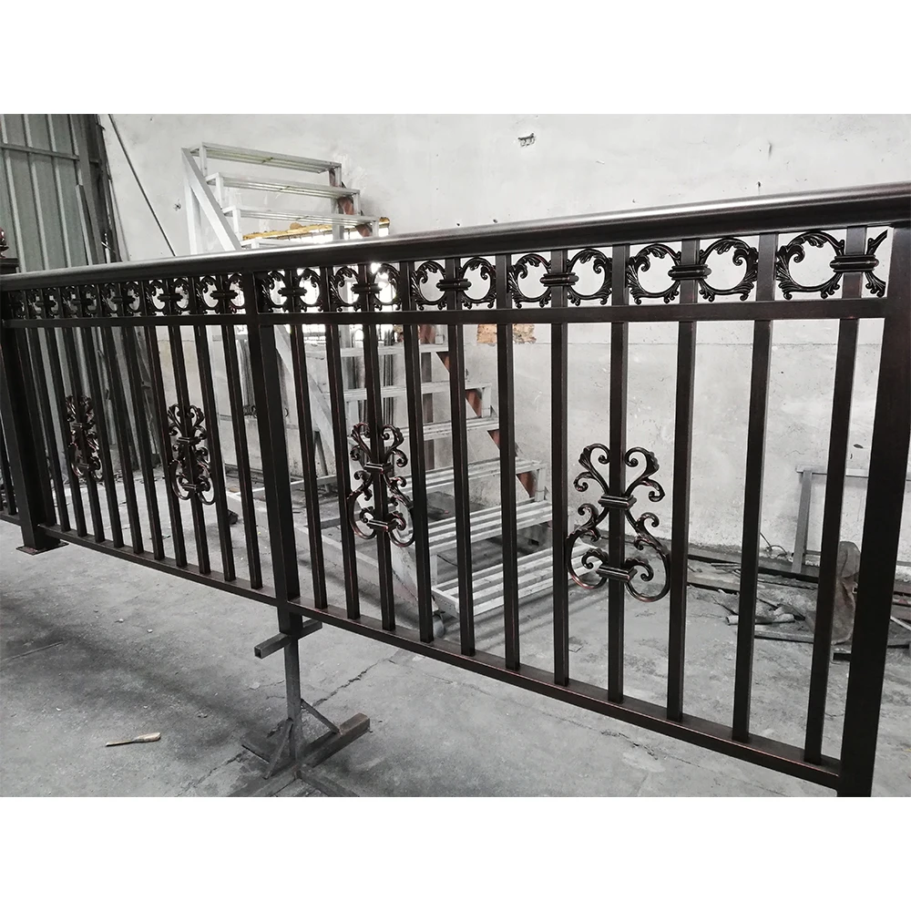 Outdoor Modern Design Balcony Metal Aluminum Railing Handrails Balustrades