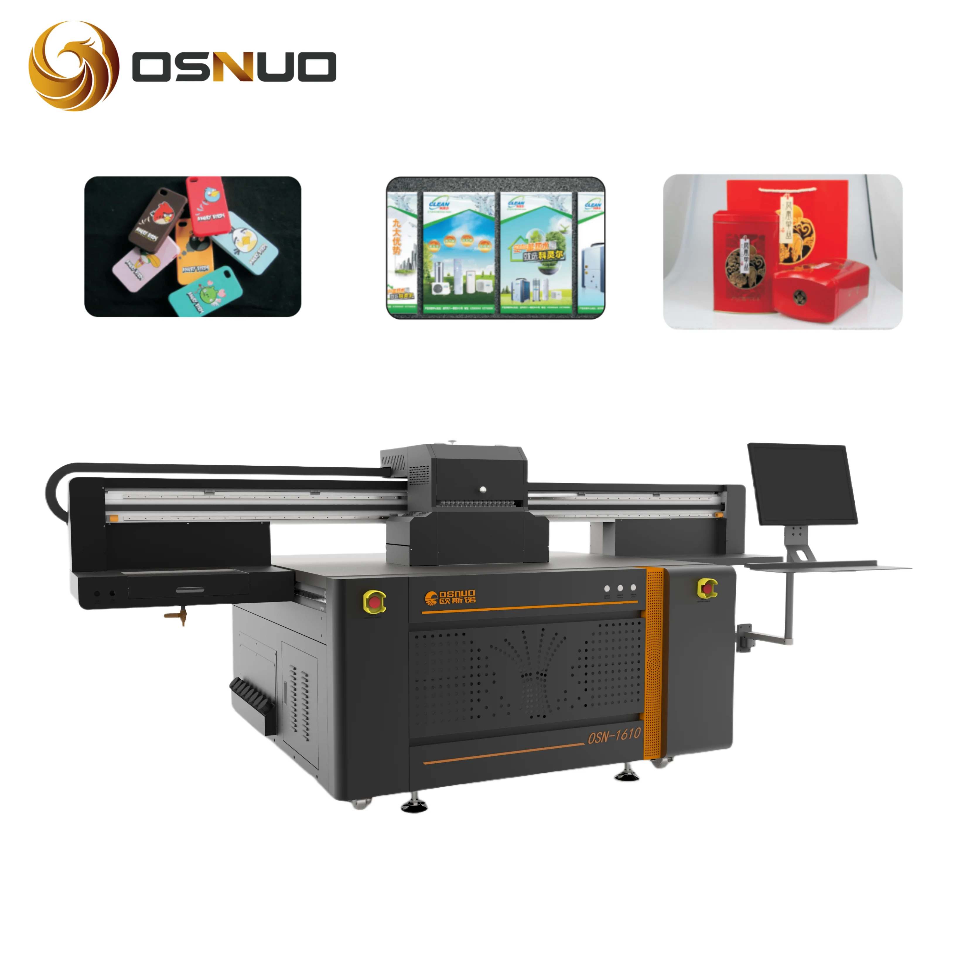 Visual Position Printer with CCD Camera UV Printing Badge Cosmetic Package Acrylic Glass Machine 1610 UV Flatbed Printer