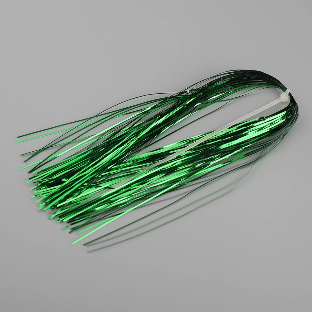 SUPERIORFISHINGWholesale UV Pearl Flashabou Tinsel Fly Tying String Jig Hook Lure Making Fishing Material Lure Hair