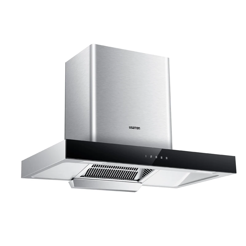 Stainless steel 430 island chimney hood large suction or standard wholesale price kitchen cooker range hood