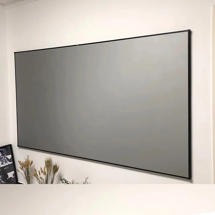 Savicto Home Theater 100inch long throw ALR projector screen with slim Aluminum alloy frame