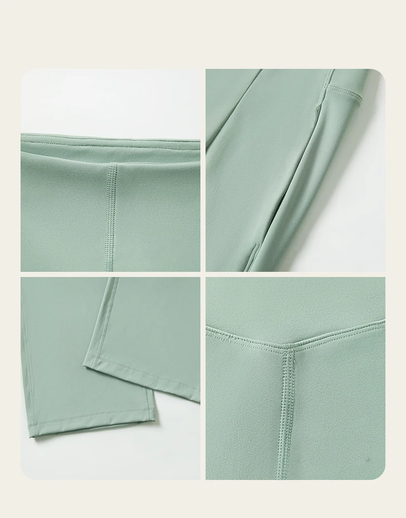 summer Outdoor cool feeling Hide Waist Band Straight Wide Leg Nylon Breathable Tennis Sports Pants with Pocket