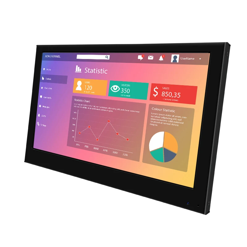 13.3 Inch IPS 1920*1080 Non Screen Portable TFT Microscope Back out OEM ODM Industrial Factory Game Monitor