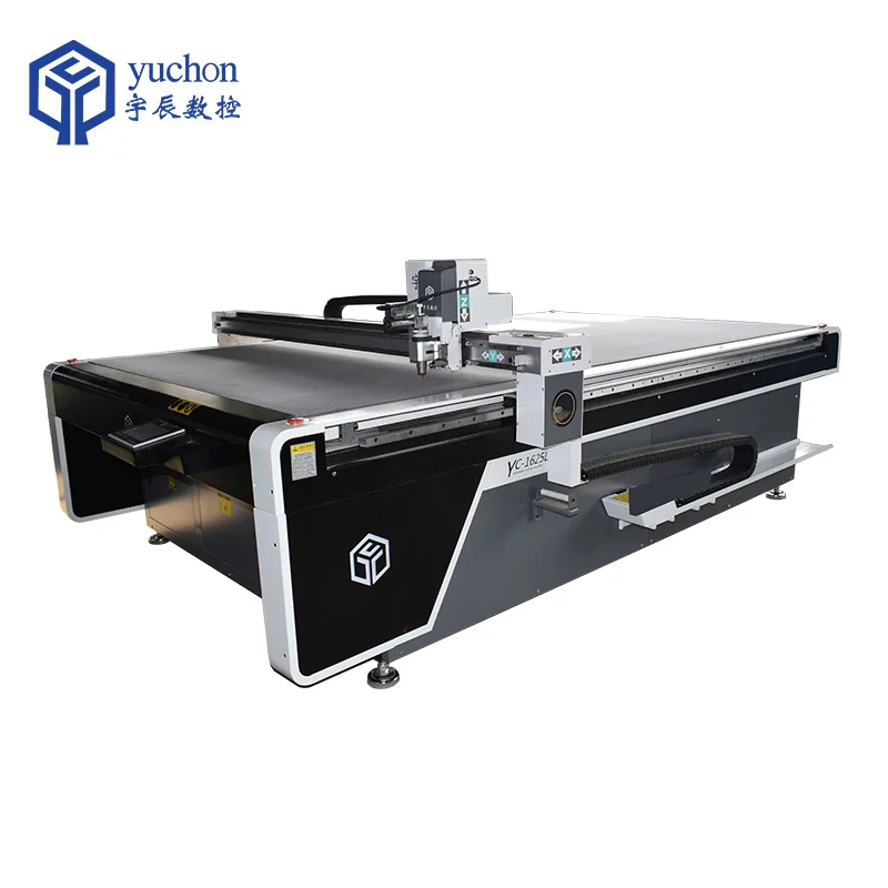 cnc leather cutter plotter YC-1625 oscillating knife cutting machine for leather