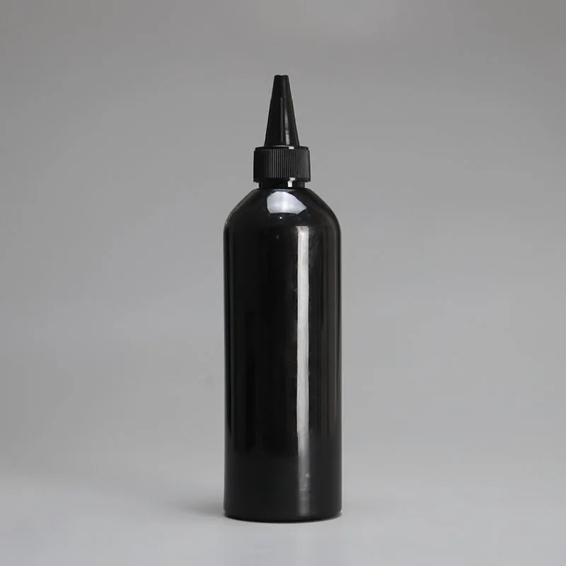 2023 Custom logo 17oz Bottle Black Plastic HDPE Spray Bottle 500ml trigger sprayers for garden Customized printing logo OEM ODM