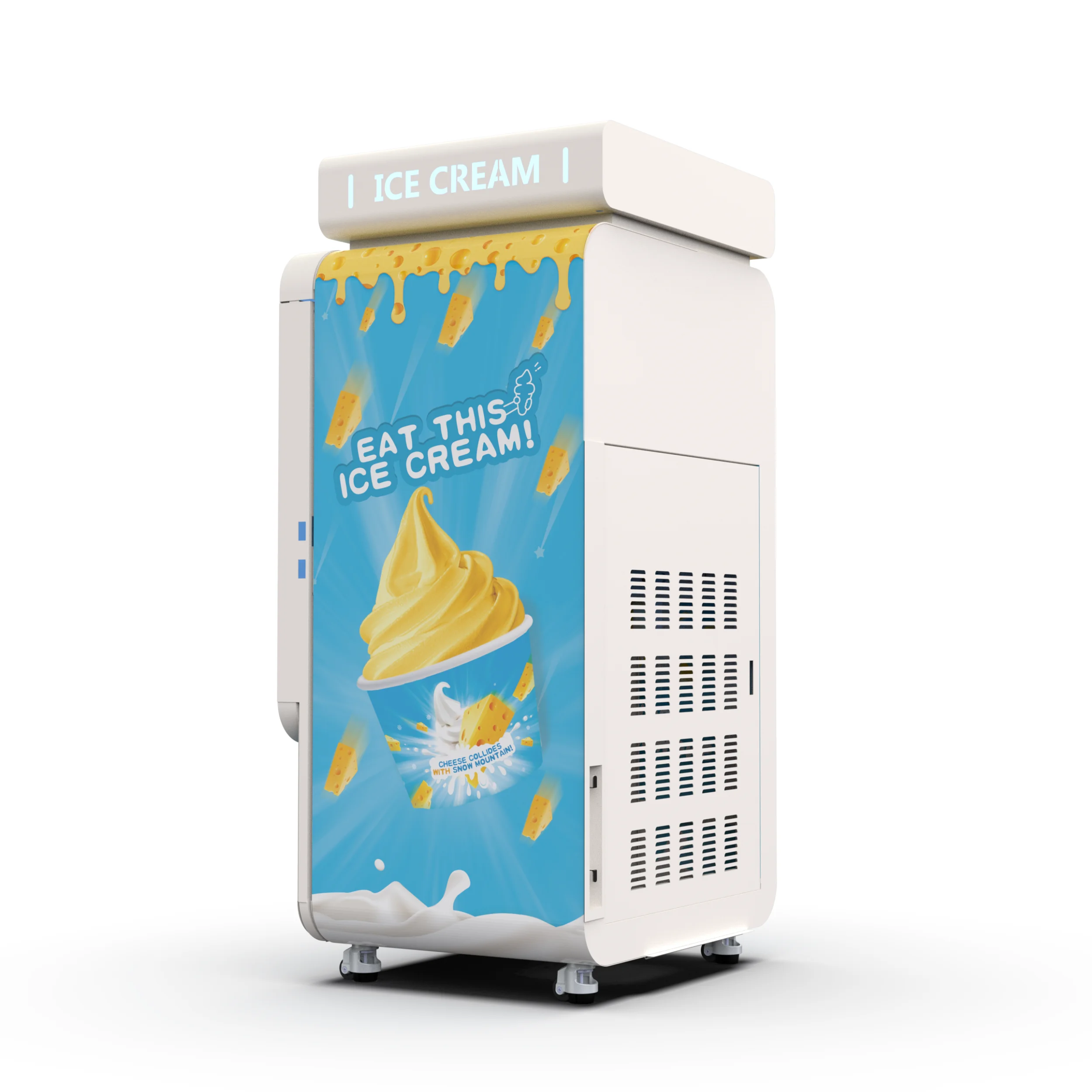 Заводская оптовая продажа лучшая машина для мороженого softy 220 В порошок торговый автомат
