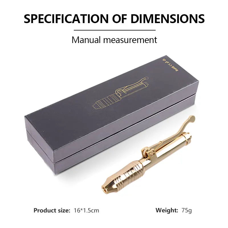 Factory discount high quality 24K gold Skinject hyaluronic acid injection pen