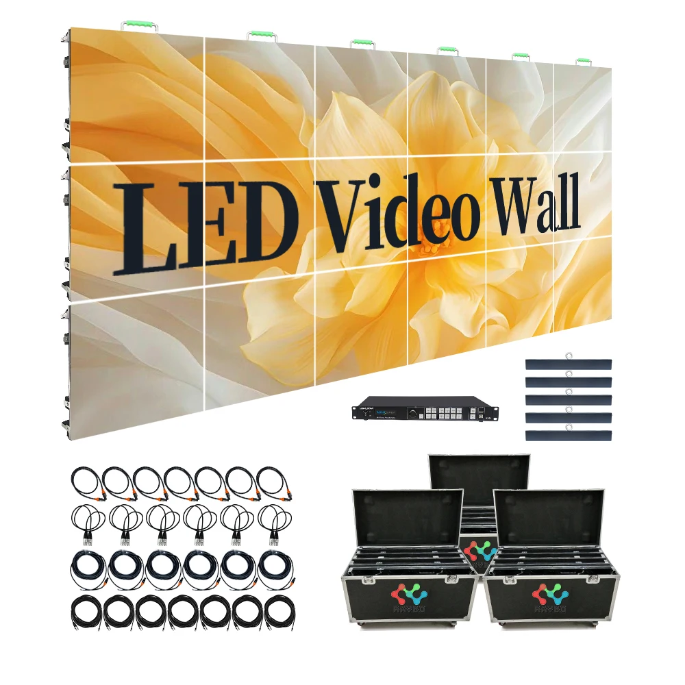 Raybo Factory Wholesale Price P1.9P2.6 P2.9 P3.9 Outdoor Rental Mobile Led Full Video Panel Display pantallas led para eventos