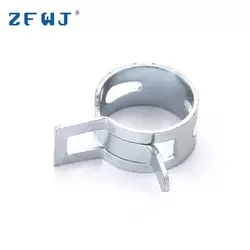 Stainless steel plated zinc car spring lock pipe hose clamp