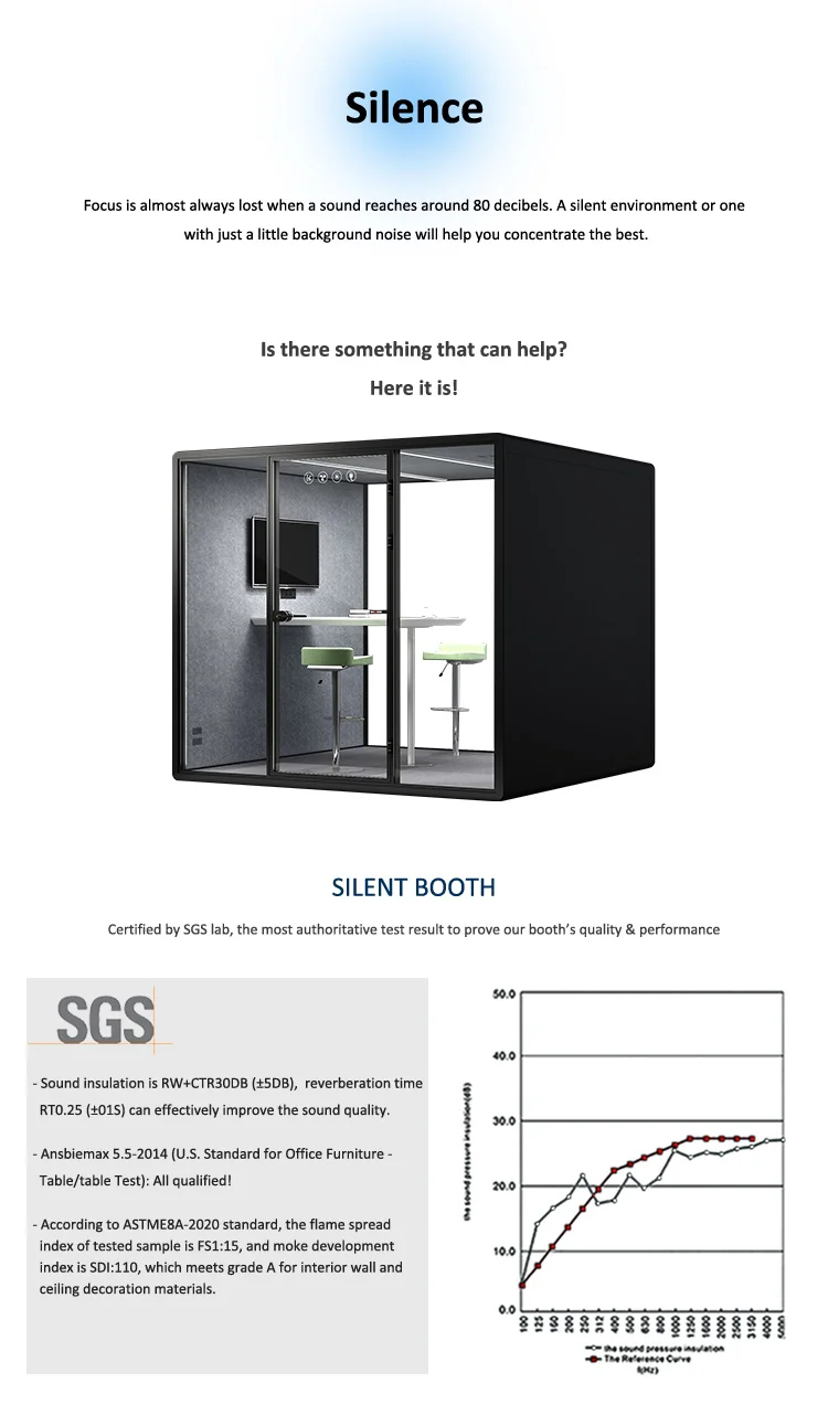Medium size office booth