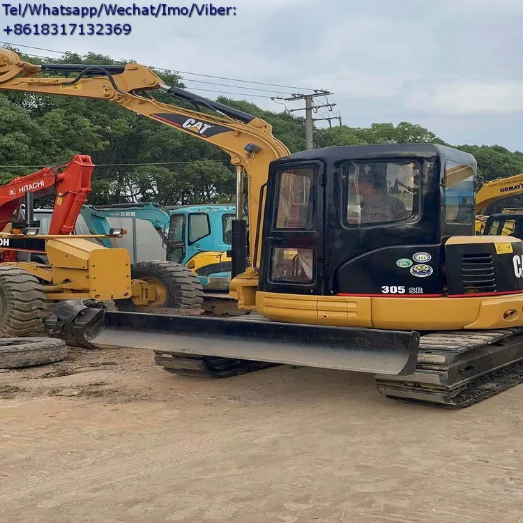 Used Cat 305CR 305SR 5 ton Crawler Excavator Japanese Brand