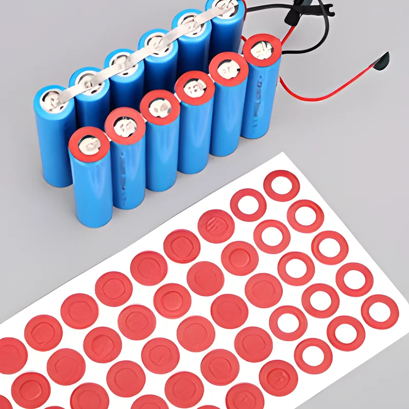 Exclusive Customized Battery Fireproof Flame Retardant Electrical Insulation Red Vulcanized Fiber Sheet Paper Adhesive Tape