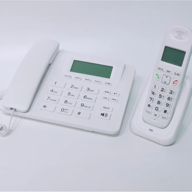 Factory Dect DigitalTelephone Cordless Phone Wireless Desktop Phone Conference Call Between External Handsets mother phone 2023