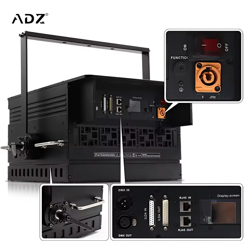 40watt IP65 Lazer 40 Watt Outdoor RGB Full Color Animation Laser Event Stage  Concerts Laser Light