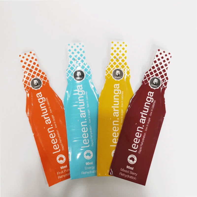 Bottle Shaped Pouch Fruit Concentrate Juice Production Line Drink Bottle Bag Beverage Food Grade Packaging Juice Pouch