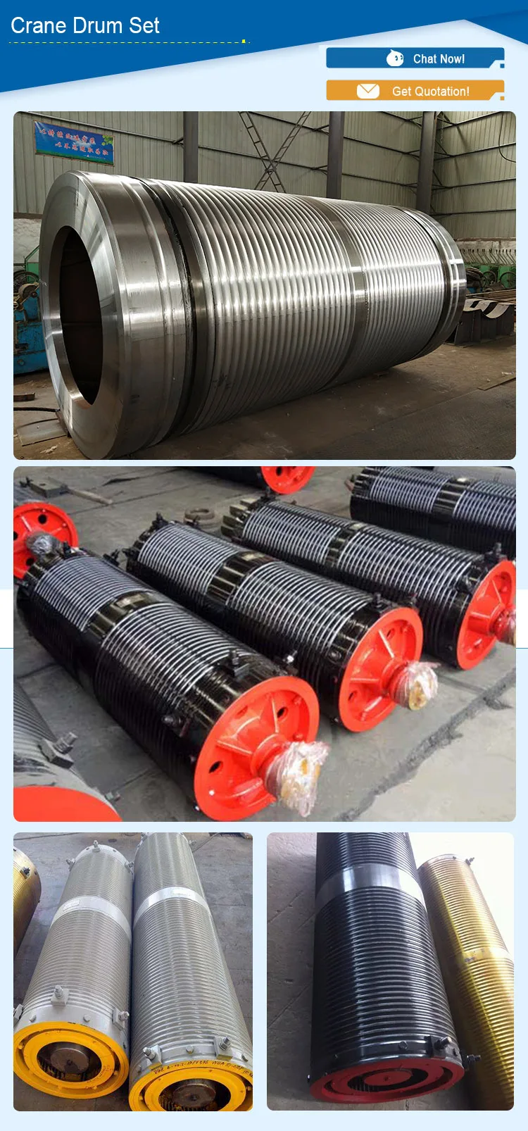 Gantry Crane Wire Rope Drum Reel