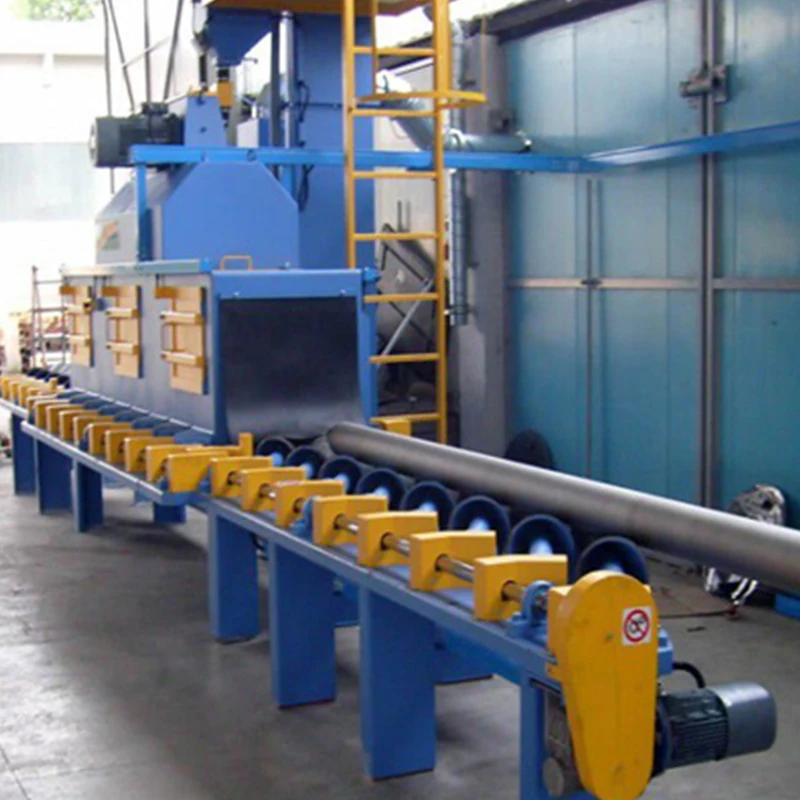 High Quality Conveyor Type Beam Structural Shot Blasting Machine