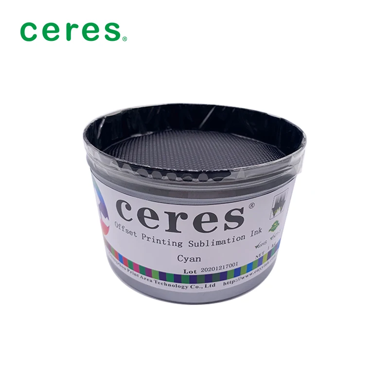 YELLOW Offset printing sublimation ink for Wear-resistant, sun-fast, not easy to fade and crack