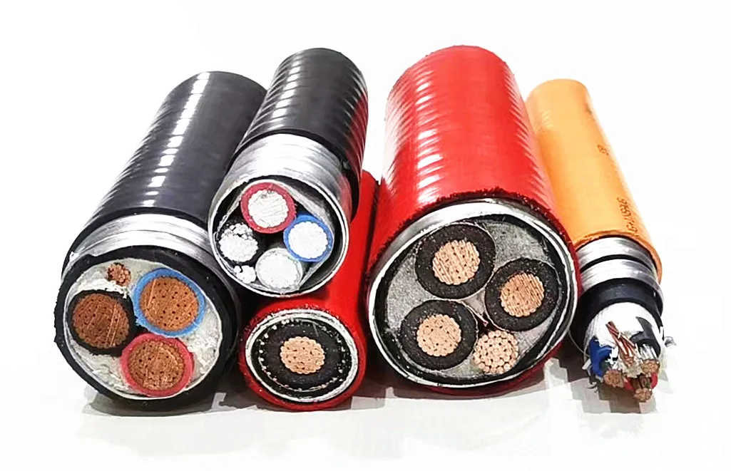 CSA Electric Power Cables 3 CONDUCTOR #6 AWG  XLPE RW90  ALUMINUM ARMOURED 1000 V 600V -40C Direct Burial