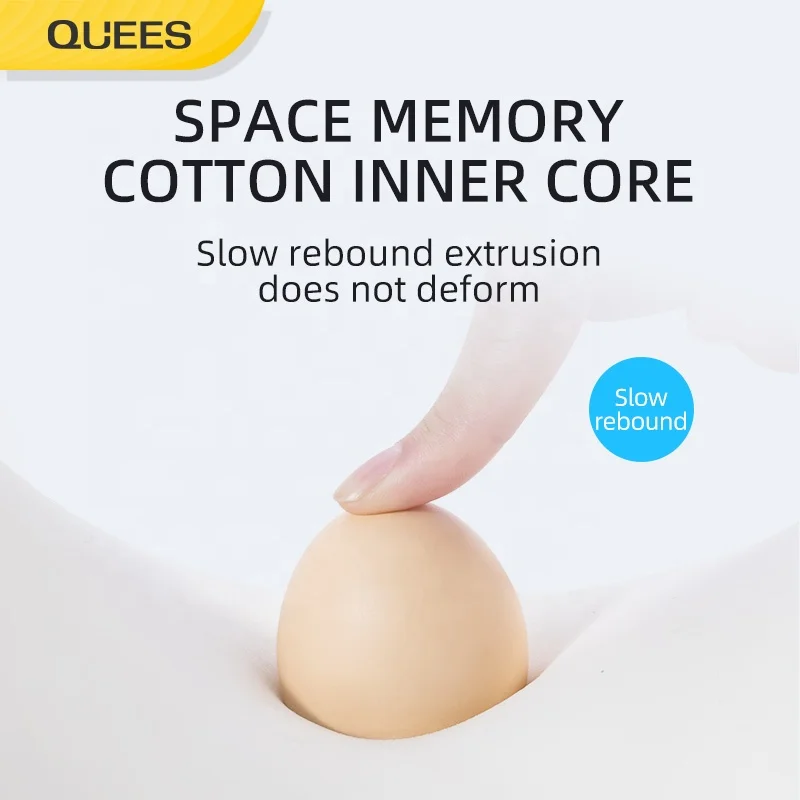 Quees Comfortable Soft Breathable Auto Head Neck Rest Cushion Relax Neck Support Headrest Car Pillow