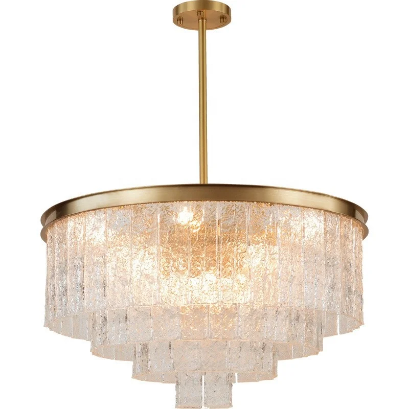 KABO brass chandelier lighting designer stylish with textured glass chandeliers ceiling luxury brass