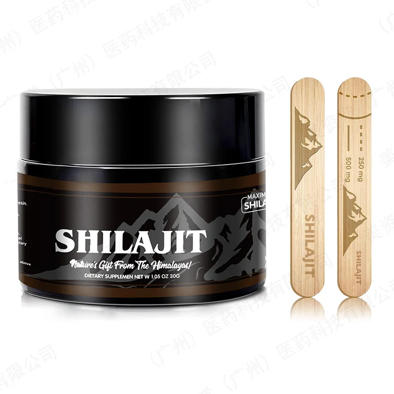 Private Label Shilajit Resin Pure 30g 50g Organic Shilajit Supplement Pure Organic Himalayan Shilajit Resin