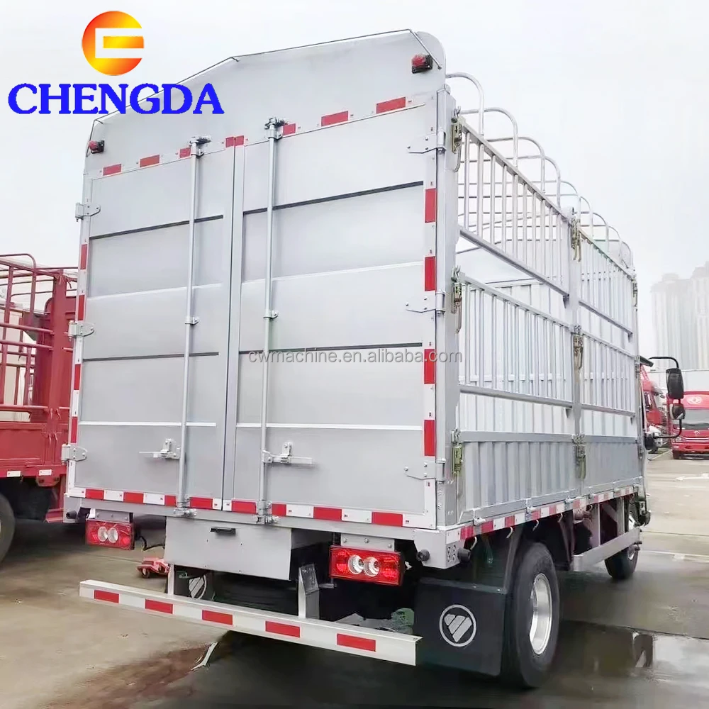 New 4*2 4*4 Diesel Electric 6 Wheels 5 6 8 10 Tons Foton Mini Light Fence Truck Cargo Trucks For Sale