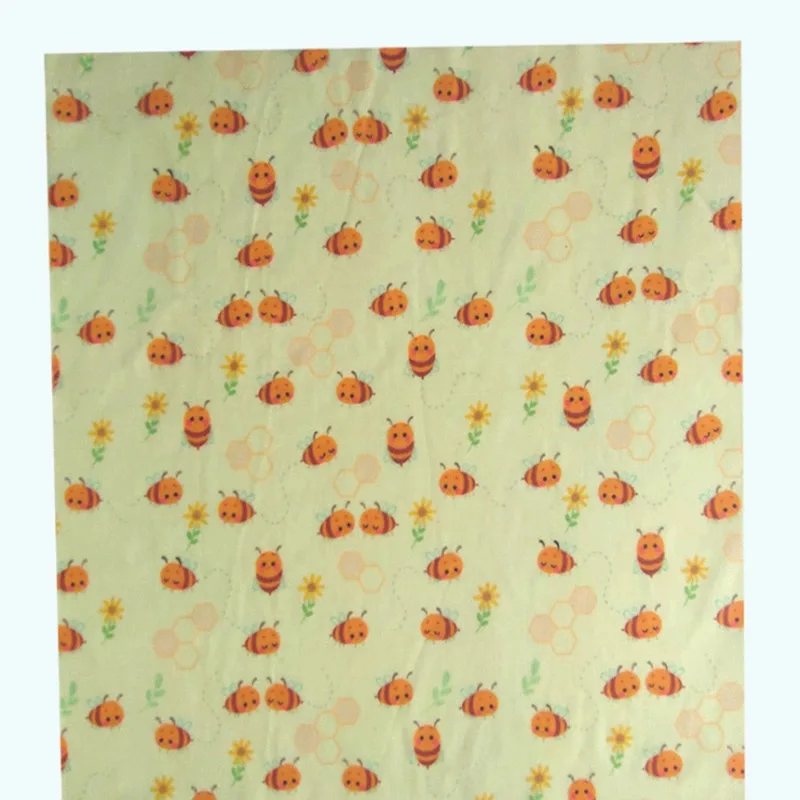 Дешевая биоразлагаемая Экологически чистая Органическая многоразовая Хлопковая Сумка для сэндвича для хранения пчелиного воска обертывание бумажный лист рулон