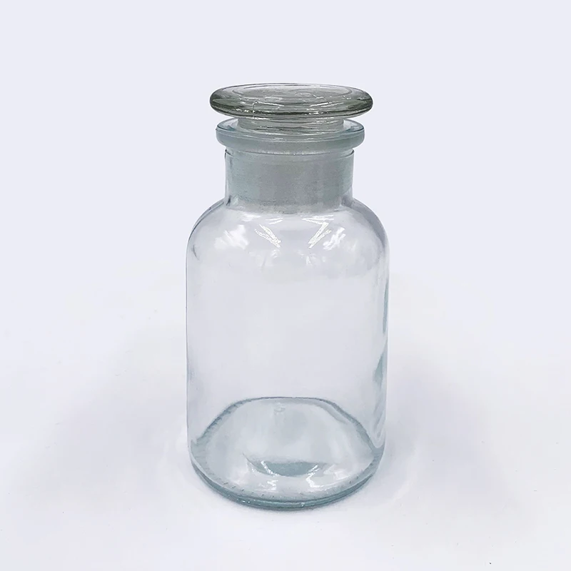 Amber Brown 50ml 125ml 250ml 500ml Apothecary Medical Bottle Lab Chemical Wide Mouth Glass Reagent Bottle