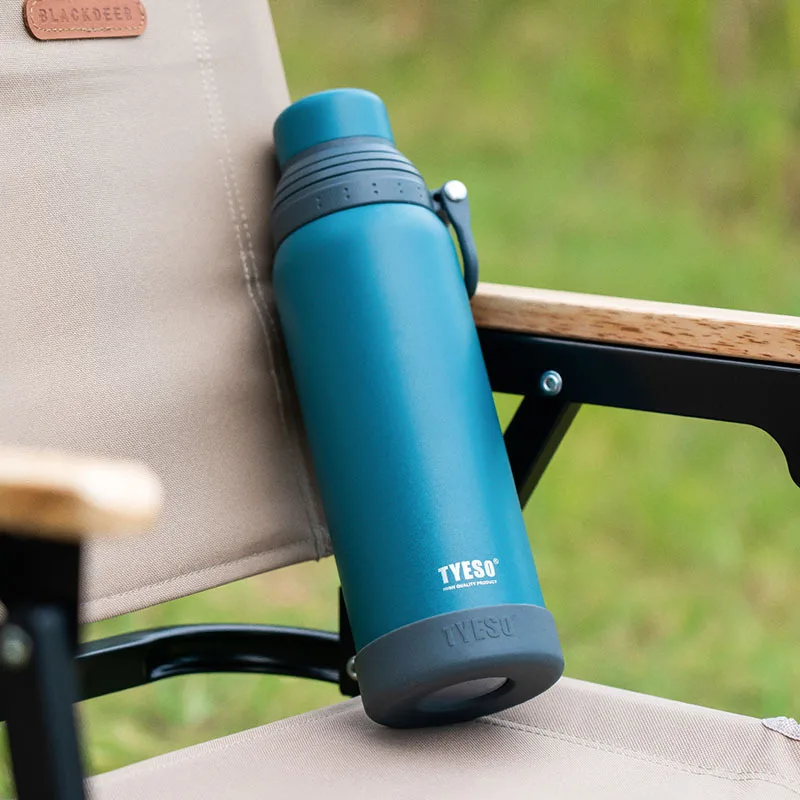 High quality custom 20oz stainless steel thermos cup double wall vacuum insulated sport water bottle with filter/2pc lids