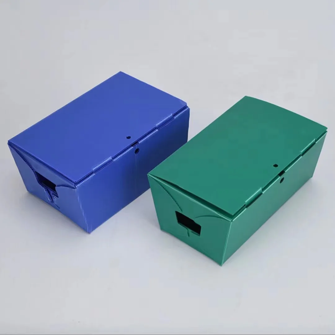 Manufacturer Customized PP Turnover Box Folding Recycling Waterproof Moisture proof Corrugated Box