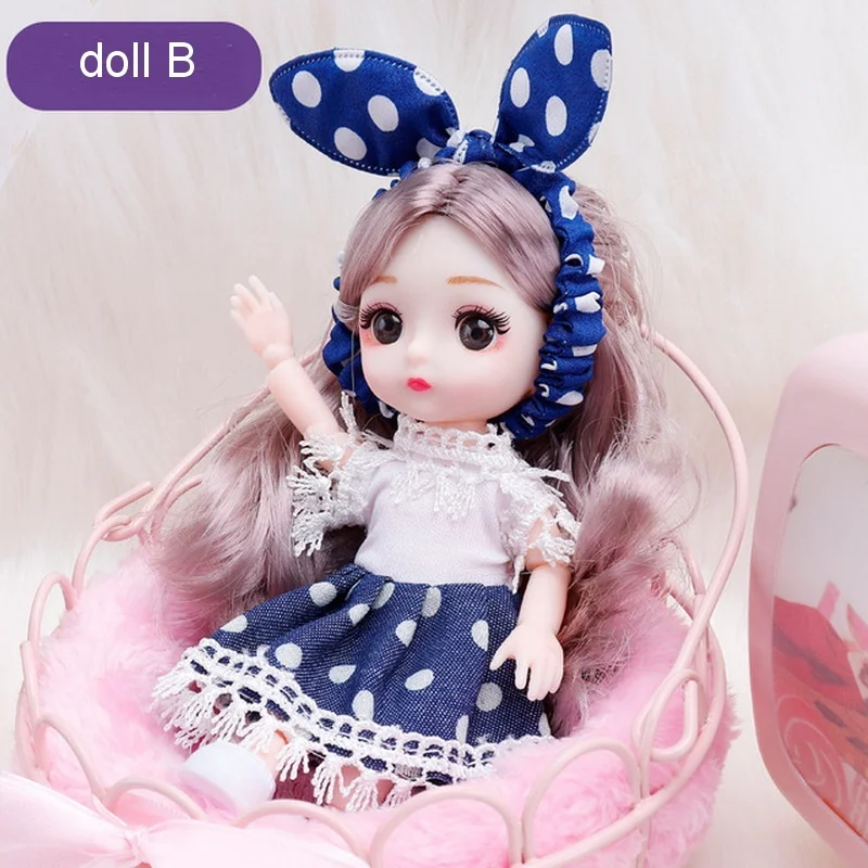 Горячая Распродажа 17 см 3D большие глаза модные куклы Лори милые маленькие пластиковые для подарка