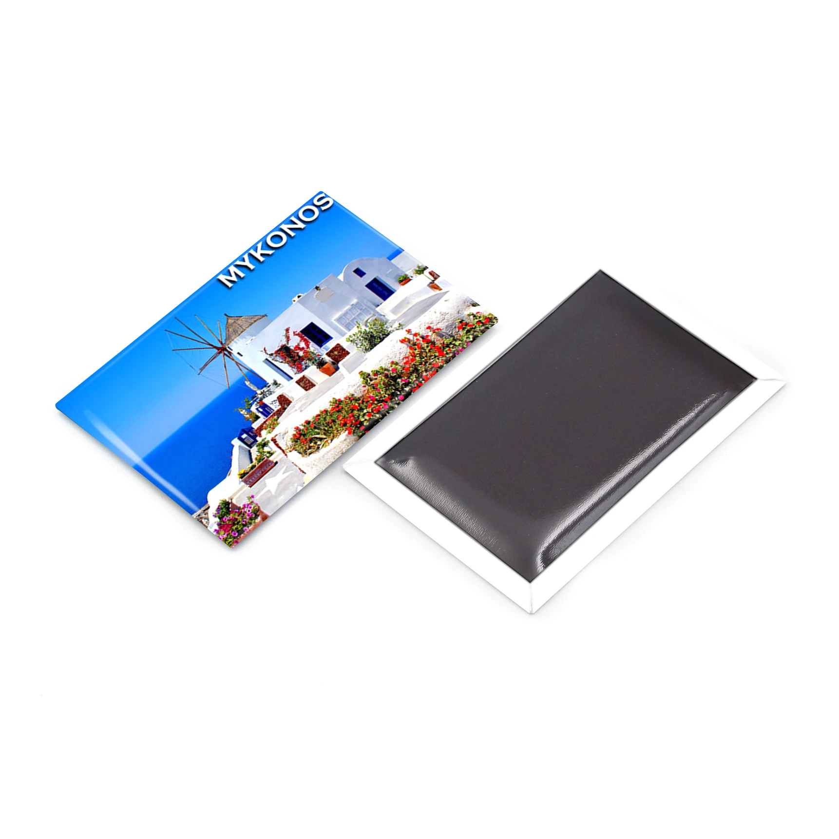 Fast Delivery Greece Souvenirshop Fridge Magnet Custom Design Iman Mykonos Souvenirs