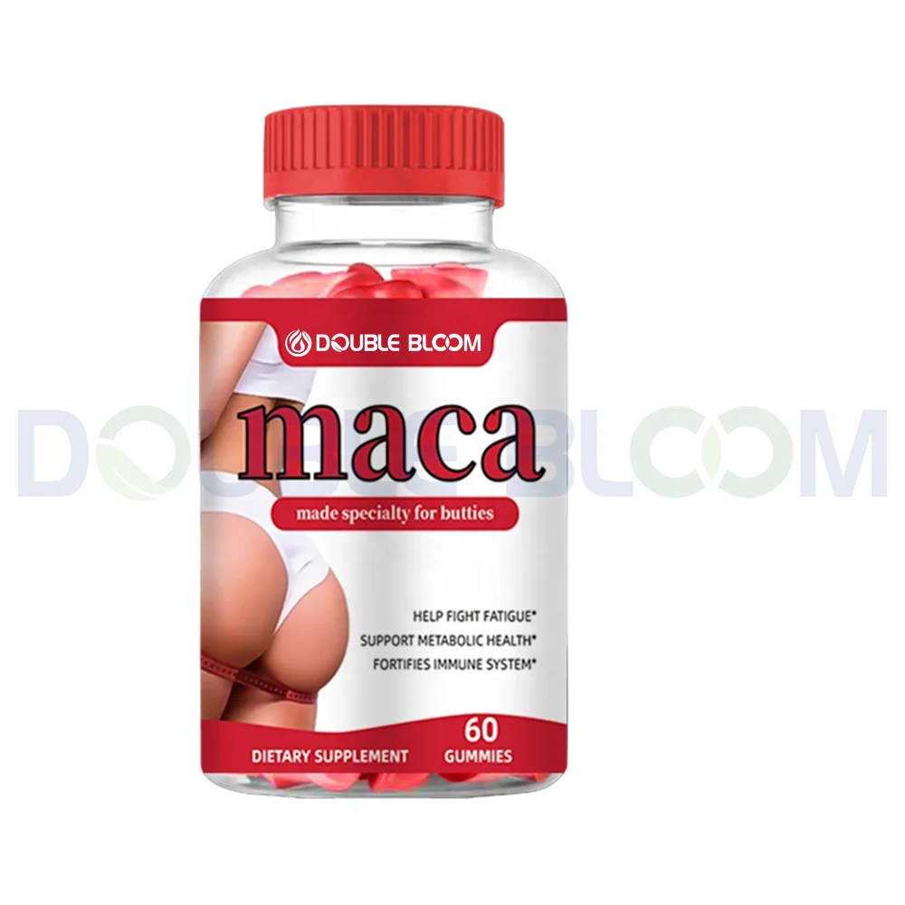 MACA OEM Gummy Ashwagandha Maca корневые жевательные палочки для выносливости естественное энергетическое настроение Иммунная поддержка