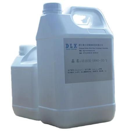 Factory direct sales SW80-30/1 industrial grade high heat resistance colorless acidic silica sol