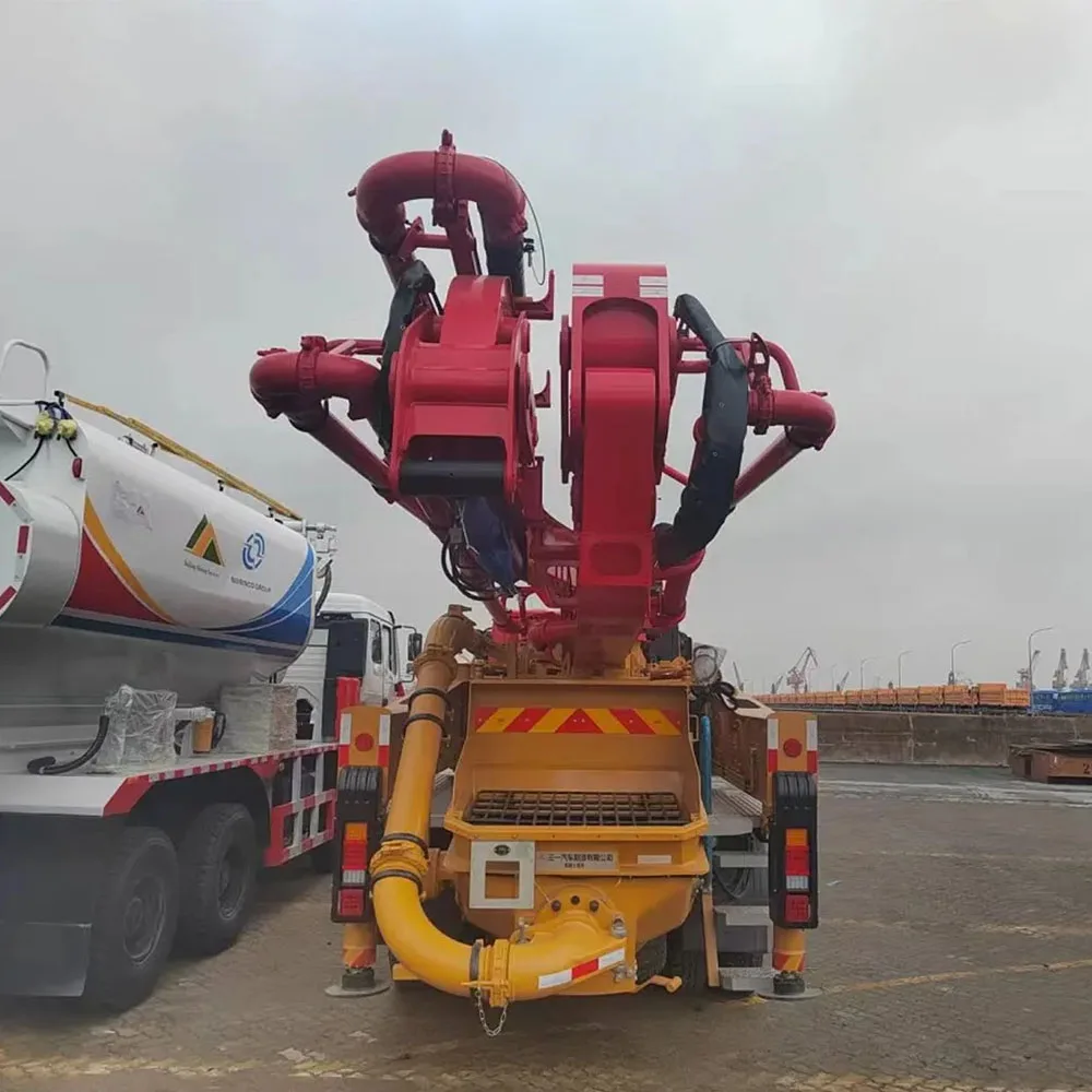 The Best Quality Original 27 Meters Height Used Concrete Pump Used Crane Truck