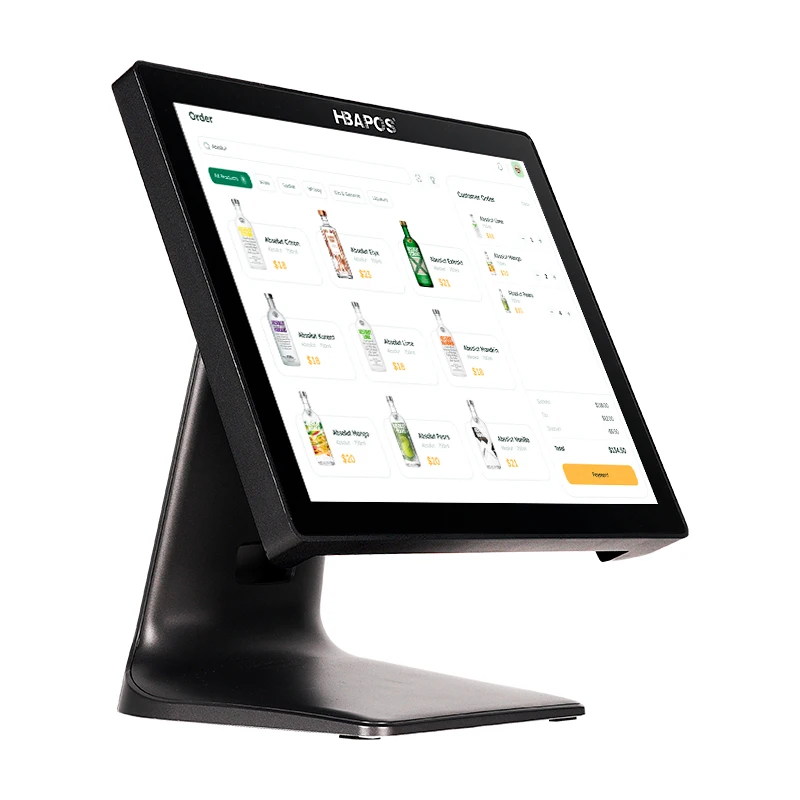 Pos Payment System 15inch 4GB DDR3 1600 Touch Screen Coffee Shop Cash Register