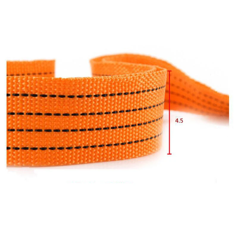 6 Ft 3 Tons Car Tow Dolly Strap Tow Strap Car Cable Towing Decorative Rope With Hooks Emergency Heavy Duty