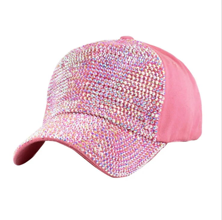 Wholesales Hot Sales Bling Bling Rhinestone Baseball Sport Hat