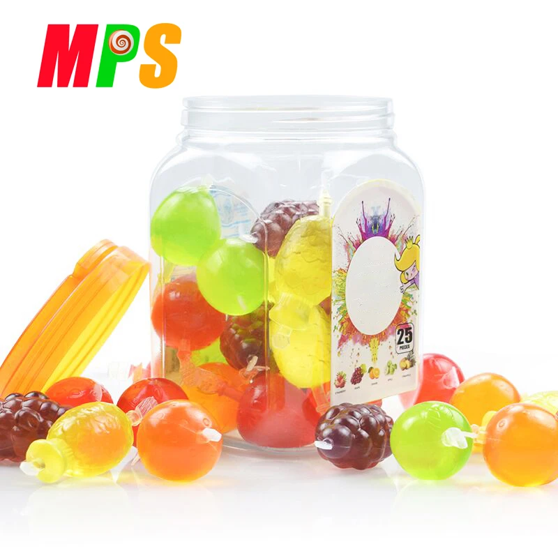Yummy Fruity Jelly Pudding Container Halal Jelly Candy  in Jar