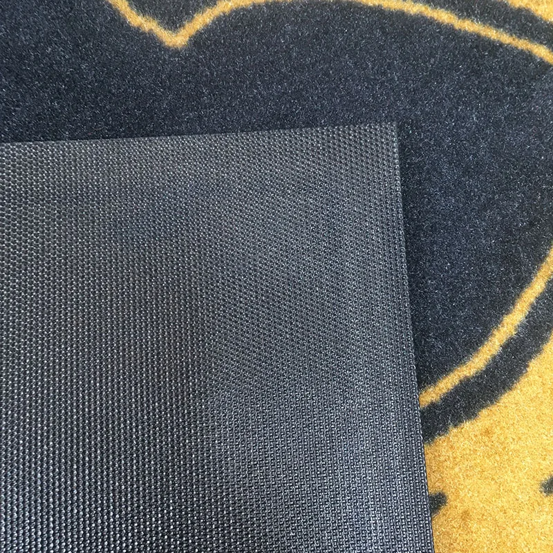 2024 New Style Anti Slip Velour Or Loop Pile Entrance Dust Control Welcome Logo Rubber door Mat