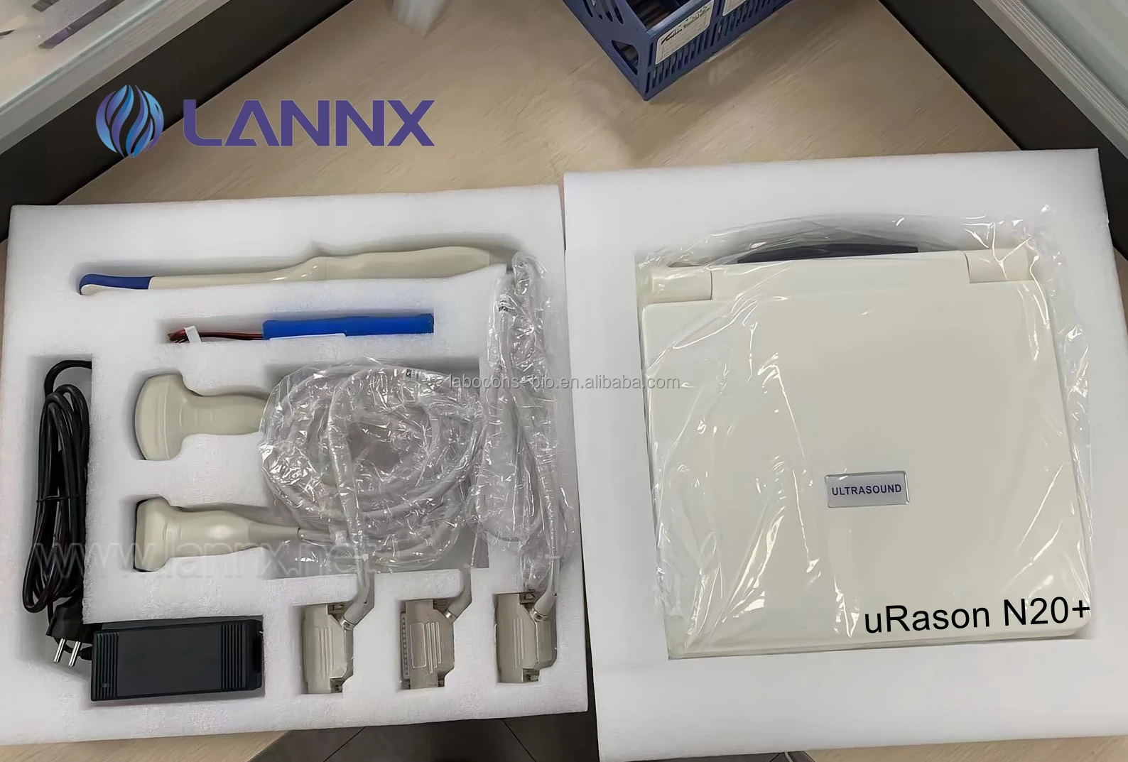 LANNX uRason N20+ Cheap price 12.1-inch Portable B/W Ultrasound Machine System laptop 2D OB GYN P/W ultrasound echographe