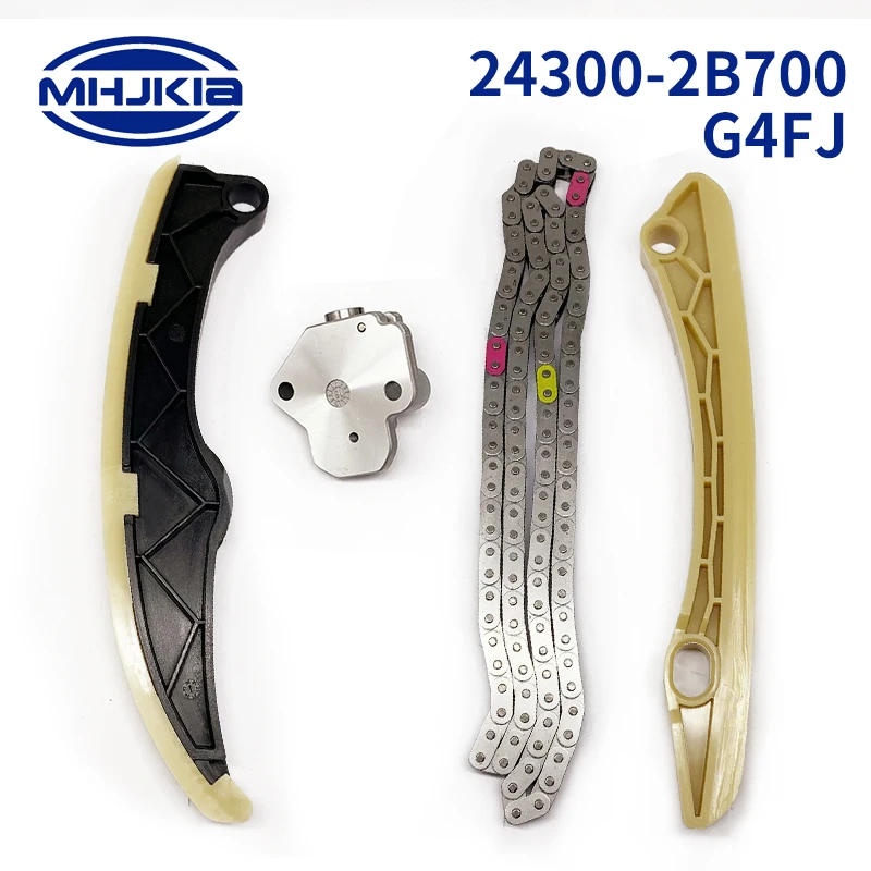 MHJKIA G4FJ Auto Engine Timing Chain Kit 24300-2B700 for Hyundai Veloster Sonata Tucson Elantra Kia Optima Rio Soul Forte