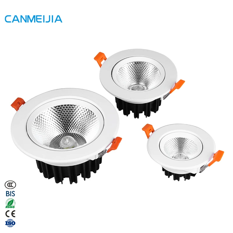 5 Вт 10 15 Luces Focos круглый Диммируемый Точечный светильник светодио дный Cob s НАРУЖНЫЕ фонари алюминиевый корпус