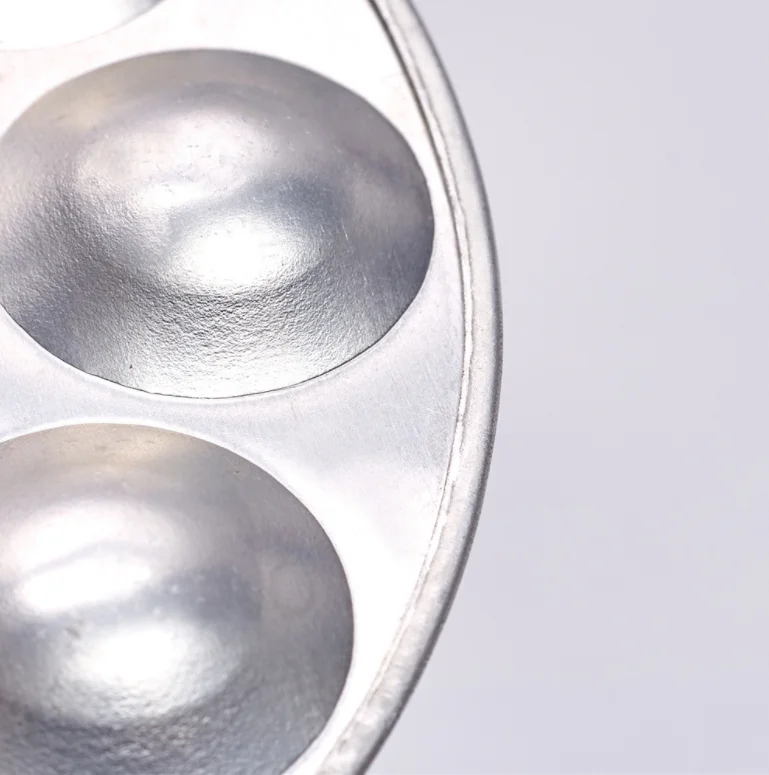 Wholesale 10 Well Round Metal Aluminum Watercolor Oil Acrylic Palette Paint Trays Palettes