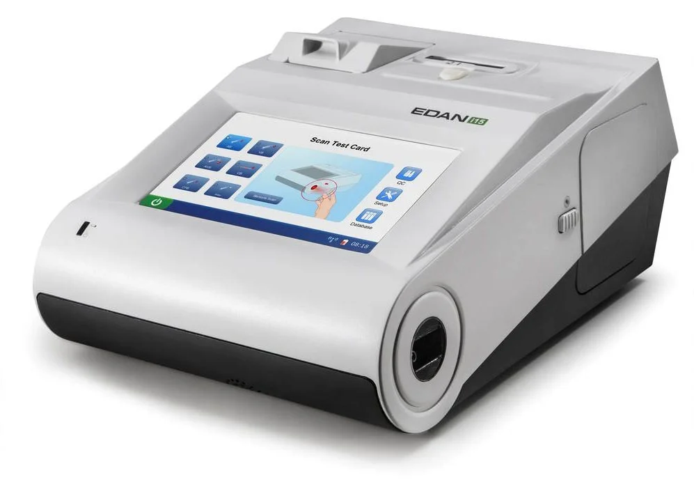 Edan I15 Vet Blood Gas Machine chemistry analysis portable veterinary blood gas analyser for vet