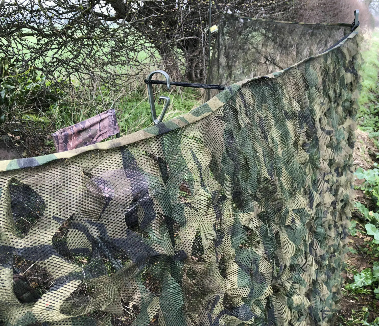 Woodland Camo Ghost Net Hunting/Shooting Camouflage Hide Netting